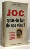 J.O.C. qu'as-tu fait de nos vies. Jeanne Aubert