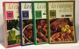La cuisine de A à Z - 4 volumes: Le Boeuf les légumes Grilles et barbecues les Gibiers. Collectif