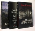 Lentement Place de l'Eglise + la vie sans lui + On dirait la neige ---- 3 romans de Pascal Sevran. Pascal Sevran