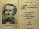 Treize contes extraordinaires + les contes d'Arthur Gordon Pym --- 2 livres. Poe