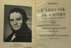L'abbesse de Castro - Vittoria accoramboni les cenci. Stendhal