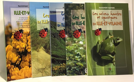 Passeport Nature 5 exemplaires: Ille et Vilaine + Les dunes en Ille et Vilaine + Les pointes rocheuses en Ille et Vilaine + Les boisements en Ille et ...