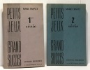 Petits jeux grand succès 1ère série + 2e série --- 2 volumes. Marie France