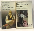Contes de la Bécasse + Fort comme la mort --- 2 livres. Maupassant Guy De  Juin Hubert