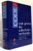 Code général des collectivités territoriales 2003-2004 (ancienne édition). Moreau Jacques
