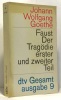 Faust der tragodie erster und zweiter teil. Goethe Johann Wolfgang