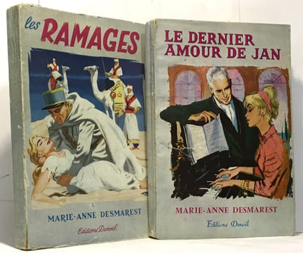 Les ramages + Le dernier amour de Jan --- 2 livres. Desmaret Marie-Anne