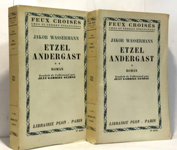 Etzel Andergast - tome premier et second --- Feux croisés âmes et terres étrangères traduit par Guidau