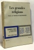 Les grandes religions face au monde d'aujourd'hui - recherches et débats du centre catholique des intellectuels français - cahier n°37 décembre 1961. ...