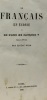 Le page de jacques V ou le français en Ecosse histoire du XVIe siècle. Eugène Nyon