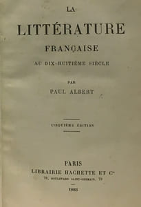 La littérature française au dix-huitième siècle - 5e édition