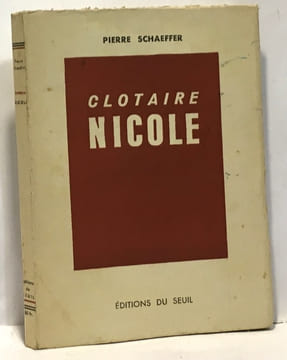 Clotaire Nicole. Schaeffer Pierre