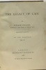 The legacy of cain volume II - Collection of British Authors vol.2555. Collins W