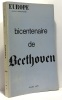 Bicentenaire de Beethoven - Europe revue mensuelle octobre 1970. Collectif