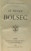 Le ménage Bolsec - avec hommage de l'auteur au critique Armand de Pontmartin. Toudouze Gustave