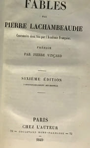 Fables - 6e édition préface par PIerre Vinçard