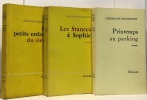 Les petites enfants du siècle + Les Stances à Sophie + Printemps au parking --- 3 livres. Rochefort Christiane