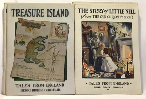 6 numéro de Tales from England: Robin Hood and his merry men Treasur Island The story of little nell Coral Island The vicar of wakefield The boyhood ...