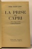 La prise de Capri - traduit par La Baronne d'Orchamps. Piero Gadda Conti