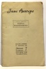 Jeune Auvergne numéro 7 - octobre 1949 trimestriel - numéro spécial poètes d'aujourd'hui. Collectif