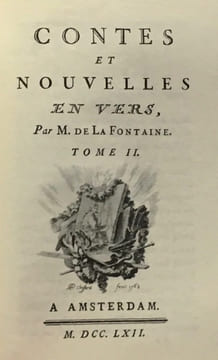 Contes et nouvelles - tome premier et second en un volume. La Fontaine
