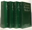 Werke 1-4 (4 volumes): Gedichte Romanzen vom Rosenkranz + Godwi Ezählungen Abhandlungen + Märchen šSchauspiele. Brentano Clemens