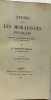 Etudes sur les moralistes français suivies de quelques réflexions sur divers sujets - 3e édition. Prévost-Paradol