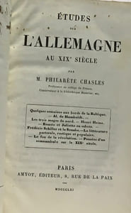 Études sur l'Allemagne au XIXe siècle + Virginie de Leyva ou intérieur d'un couvent de femmes en Italie au commencement du XVIIe siècle + Galiléo Galiléi sa vie son procès et ses contemporains - 3 livres compilés en un volume