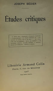 Études critiques