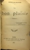 Le bon plaisir. De Régnier Henri