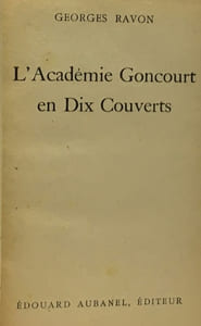 L'académie goncourt en dix couverts