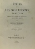 Études sur les moralistes français suivies de quelques réflexions sur divers sujets - 8e édition. Prévost-Paradol