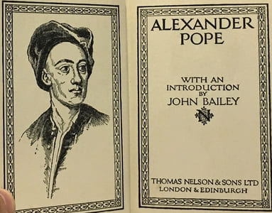 Alexander Pope with an introduction by John Bailey