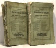 Mémoires du Duc de Rovigo pour servir à l'histoire de l'empereur Napoléon - tome troisième + tome huitième - 2nd édition - 2 volumes. Duc De Rovigo