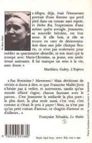 Un Chagrin D'amour Et D'ailleurs. Mallet-Joris Françoise