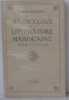 Anthologie de la littérature marocaine arabe et berbère. Duquaire Henri