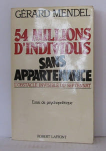 54 millions d'individus sans appartenance