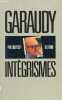 Integrismes. Garaudy-R