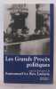 Les Grands Procès politiques. Jean-Clément Martin  Emmanuel Le Roy Ladurie