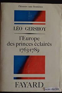 L'Europe des princes éclairés 1763-1789