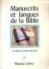 Manuscrits et langues de la Bible. Carrez