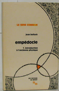 Empédocle 1. Introduction à l'ancienne physique