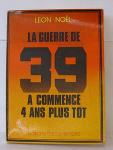 La guerre de 39 a commencé 4 ans plus tôt