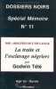 La traite et l'esclavage négriers. Tété-Adjalogo Têtêvi-Godwin