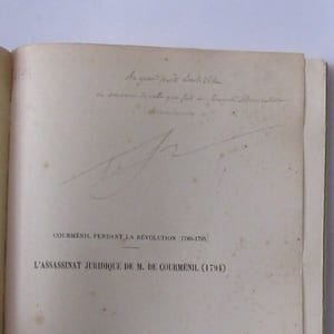 Courménil pendant la révolution ( 1789-1795 ) - L'Assassinat juridique de Eustache Bernart de Courménil ancien lieutenant général civil et criminel au baillage d'Exmes et dernier seigneur de Courménil (1794)( reproduction intégrale des pièces des archive