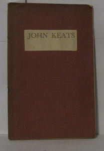 John keats 1795-1821