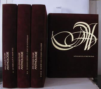 Anthologie des lectures érotiques ( en 4 tomes )