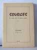 Sources la revue de la jeune poésie numéro 8-9 Octobre 1957. Collectif D'auteurs De Poésie