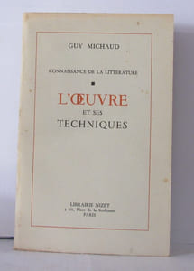 L'oeuvre et ses techniques