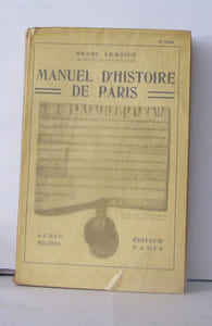 Manuel d'histoire de Paris